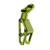 IZI Brothers chain guide body for Sur-Ron Light Bee swingarm - green 3/4 front view
