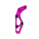 IZI Brothers chain guide body for Sur-Ron Light Bee swingarm - pink front view