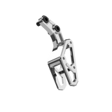 IZI Brothers chain guide body for Sur-Ron Light Bee swingarm - raw 3/4 front view