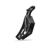 IZI Brothers complete chain guide for Sur-Ron Light Bee swingarm - black three-quarter side view