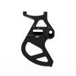 IZI Brothers Disk Guard for Sur-Ron Light Bee swingarm - black side view