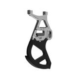 IZI Brothers Disk Guard for Sur-Ron Light Bee swingarm - raw side view 1/4