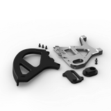 IZI Brothers Disk Guard for Sur-Ron Light Bee swingarm - raw exploded view
