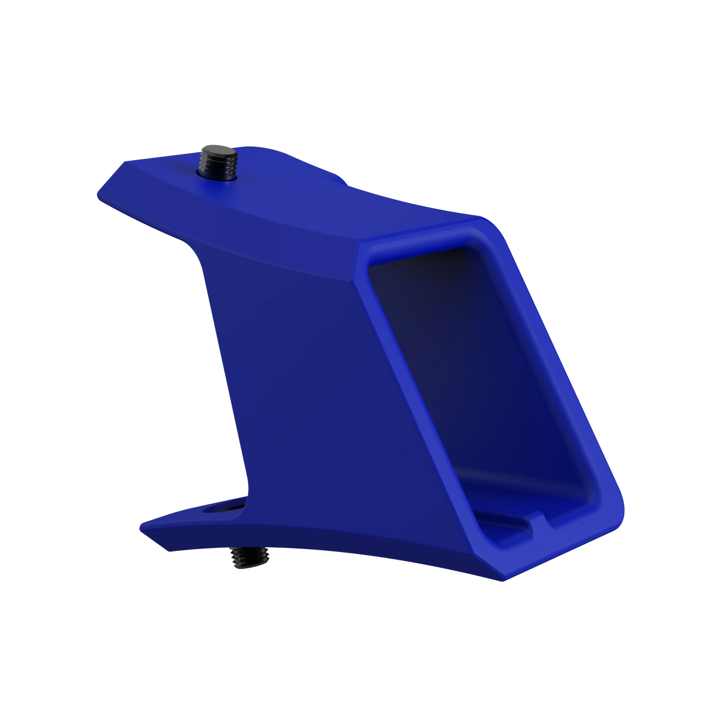 IZI Brothers Nylon Chain Guard for Sur-Ron Light Bee swingarm - blue 1/4 profile view