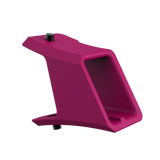 IZI Brothers Nylon Chain Guard for Sur-Ron Light Bee swingarm - pink 1/4 profile view