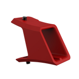 IZI Brothers Nylon Chain Guard for Sur-Ron Light Bee swingarm - red 1/4 profile view