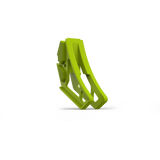 IZI Brothers nylon chain guide for Sur-Ron Light Bee swingarm - green three-quarter front view