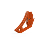 IZI Brothers nylon chain guide for Sur-Ron Light Bee swingarm - orange front view
