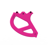 IZI Brothers Nylon Disk Guard for Sur-Ron Light Bee swingarm - pink profile view