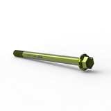 IZI Brothers Rear Axle #1 for Sur-Ron LBX - green 3/4 profile view