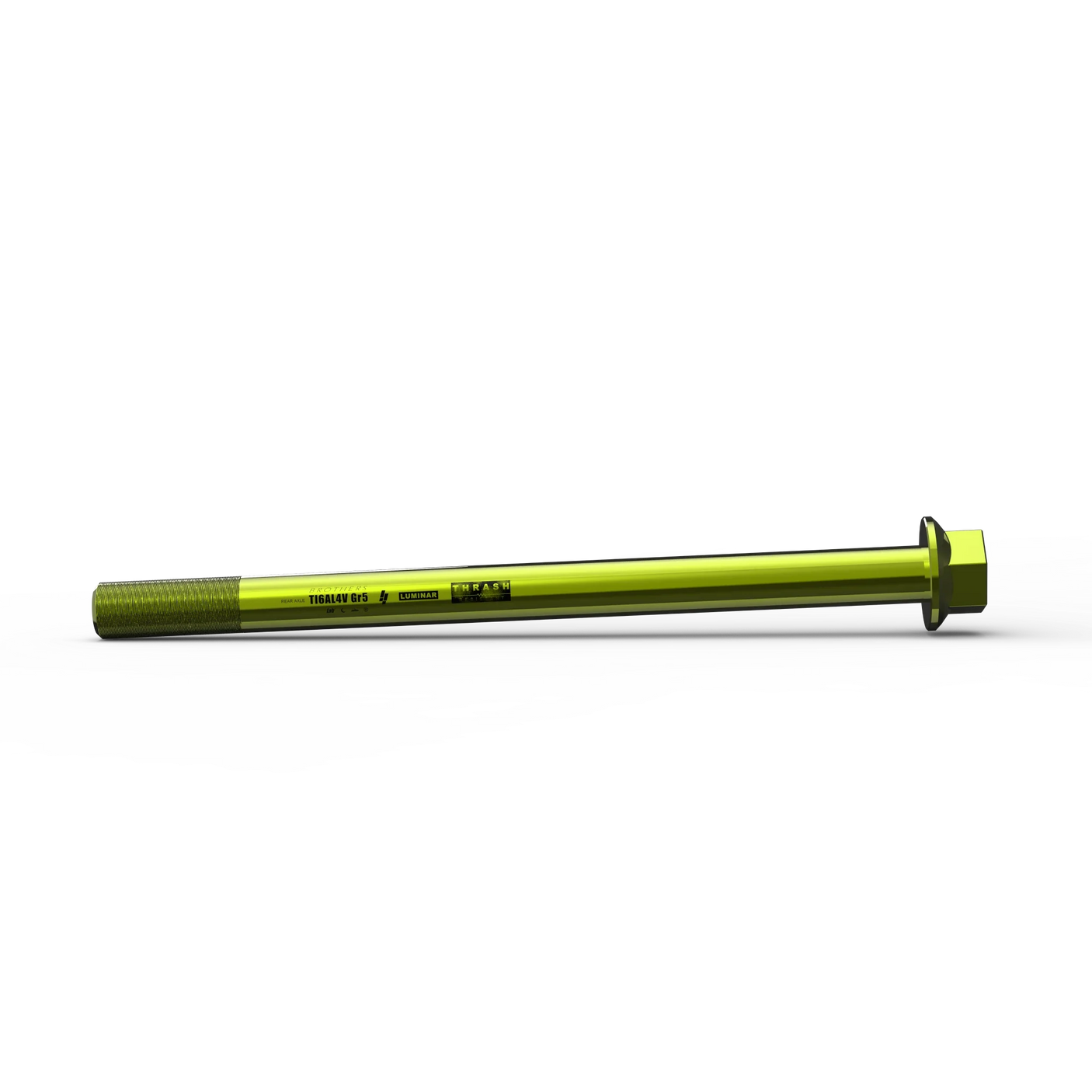 IZI Brothers Rear Axle #1 for Sur-Ron LBX - green profile view