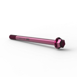 IZI Brothers Rear Axle #1 for Sur-Ron LBX - pink 3/4 profile view