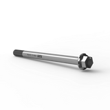 IZI Brothers Rear Axle #1 for Sur-Ron LBX - raw 3/4 profile view