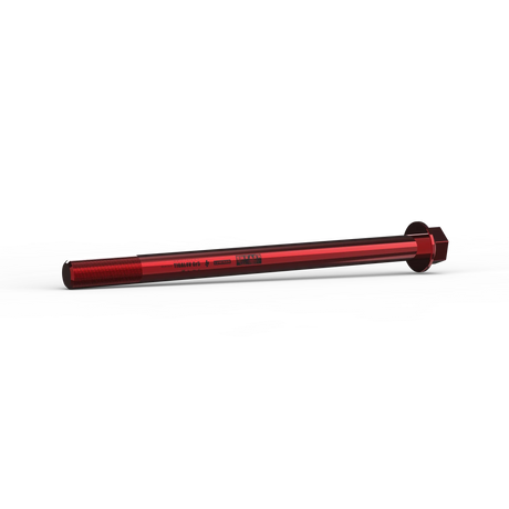 IZI Brothers Rear Axle #1 for Sur-Ron LBX - red 1/4 profile view