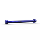 IZI Brothers Rear Axle #2 for Sur-Ron Light Bee - blue 1/4 profile view