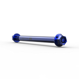 IZI Brothers Rear Axle #2 for Sur-Ron Light Bee - blue 3/4 profile view