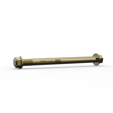 IZI Brothers Rear Axle #2 for Sur-Ron Light Bee - copper 1/4 profile view
