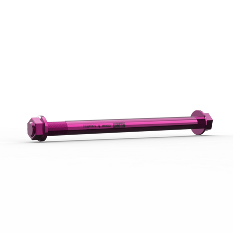 IZI Brothers Rear Axle #2 for Sur-Ron Light Bee - pink 1/4 profile view