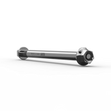 IZI Brothers Rear Axle #2 for Sur-Ron Light Bee - raw 3/4 profile view