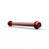 IZI Brothers Rear Axle #2 for Sur-Ron Light Bee - red 3/4 profile view