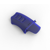 IZI Brothers Mud Guard for Sur-Ron Light Bee swingarm - blue 3/4 angled view