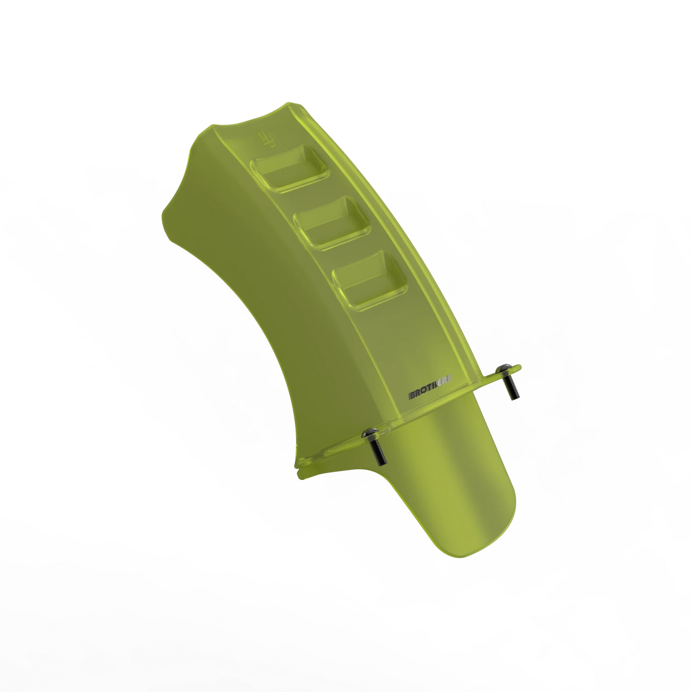 IZI Brothers Mud Guard for Sur-Ron Light Bee swingarm - green 1/4 front view