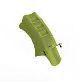 IZI Brothers Mud Guard for Sur-Ron Light Bee swingarm - green 1/4 front view