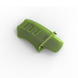 IZI Brothers Mud Guard for Sur-Ron Light Bee swingarm - green 3/4 angled view