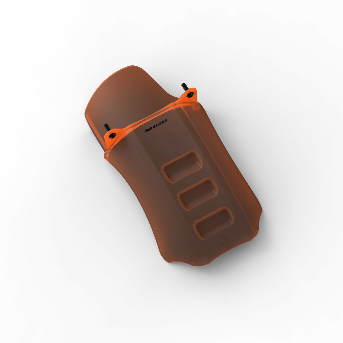IZI Brothers Mud Guard for Sur-Ron Light Bee swingarm - orange top view
