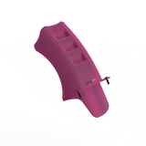IZI Brothers Mud Guard for Sur-Ron Light Bee swingarm - pink 1/4 front view