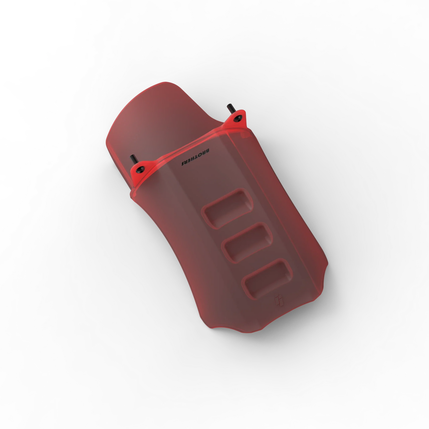 IZI Brothers Mud Guard for Sur-Ron Light Bee swingarm - red top view