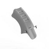 IZI Brothers Mud Guard for Sur-Ron Light Bee swingarm - translucent 1/4 front view
