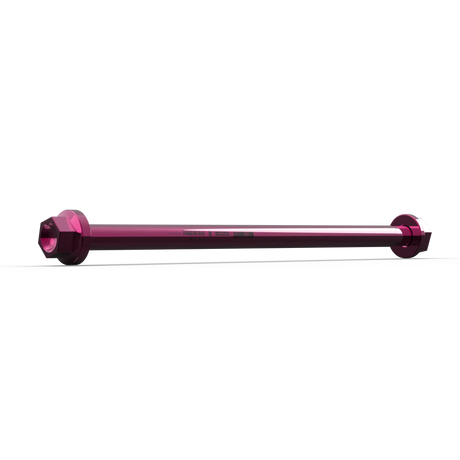 IZI Brothers Swingarm Axle for Sur-Ron Light Bee - 1/4 view - pink color