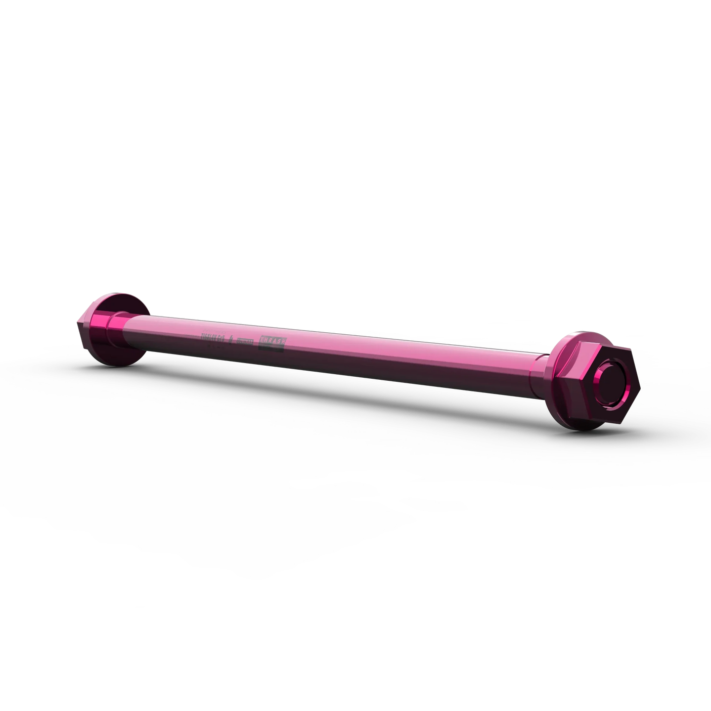 IZI Brothers Swingarm Axle for Sur-Ron Light Bee - 3/4 view - pink color