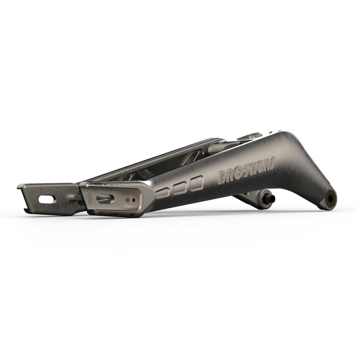 IZI Brothers Swingarm for Sur-Ron Light Bee - 1/4 view - copper color
