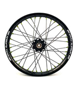 SM Pro Light Bee Wheelset – Black Rim and Green Nipples - EVFREAKS SM Pro Light Bee Wheelset – Black Rim and Green Nipples