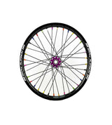 SM Pro Light Bee Wheelset – Purple Black Hub and Rainbow Nipples - EVFREAKS SM Pro Light Bee Wheelset – Purple Black Hub and Rainbow Nipples