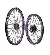 SM Pro Light Bee Wheelset – Splatterkote and Black Nipples - EVFREAKS SM Pro Light Bee Wheelset – Splatterkote and Black Nipples