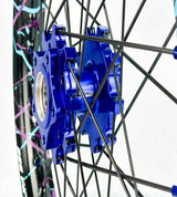 SM Pro Light Bee Wheelset – Splatterkote and Blue and Purple Nipples - EVFREAKSSM Pro Light Bee Wheelset – Splatterkote and Blue and Purple Nipples