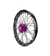 SM Pro Light Bee Wheelset – Splatterkote and Purple Nipples - EVFREAKSSM Pro Light Bee Wheelset – Splatterkote and Purple Nipples