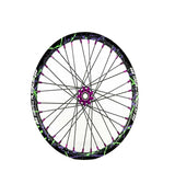 SM Pro Light Bee Wheelset – Splatterkote and Purple Nipples - EVFREAKSSM Pro Light Bee Wheelset – Splatterkote and Purple Nipples