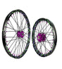 SM Pro Light Bee Wheelset – Splatterkote and Purple Nipples - EVFREAKSSM Pro Light Bee Wheelset – Splatterkote and Purple Nipples