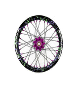 SM Pro Light Bee Wheelset – Splatterkote and Purple Nipples - EVFREAKSSM Pro Light Bee Wheelset – Splatterkote and Purple Nipples