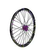 SM Pro Light Bee Wheelset – Zombie Green Splatterkote and Purple Nipples - EVFREAKSSM Pro Light Bee Wheelset – Zombie Green Splatterkote and Purple Nipples