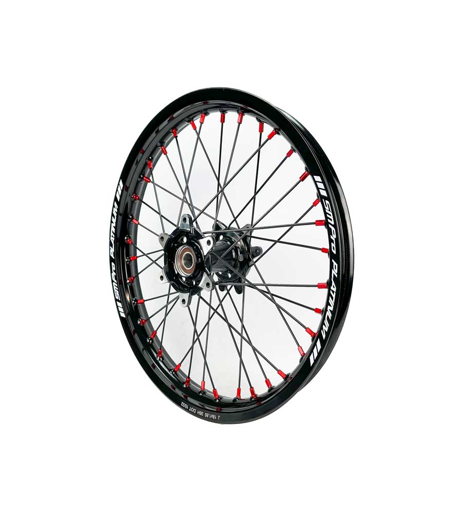 SM Pro Ultra Bee Wheels – Black Hubs and Red Nipples - EVFREAKSSM Pro Ultra Bee Wheels – Black Hubs and Red Nipples