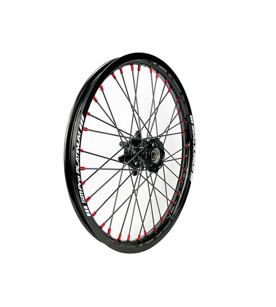 SM Pro Ultra Bee Wheels – Black Hubs and Red Nipples - EVFREAKSSM Pro Ultra Bee Wheels – Black Hubs and Red Nipples