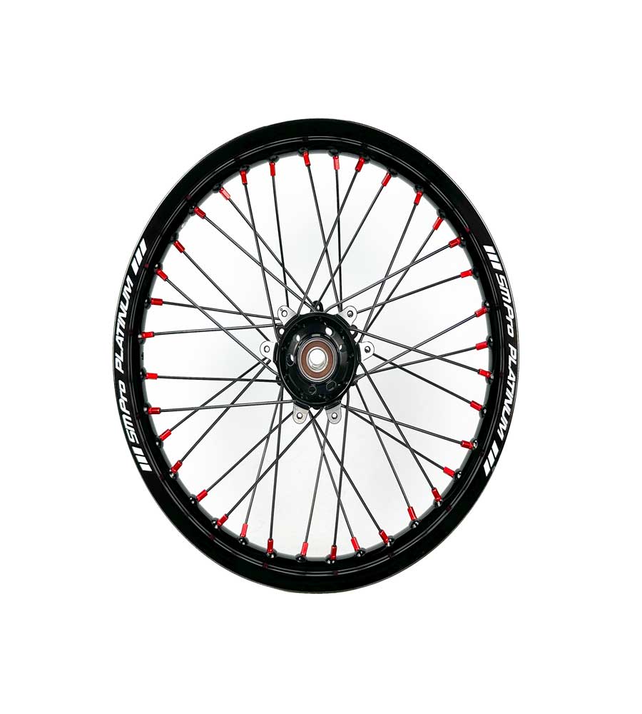 SM Pro Ultra Bee Wheels – Black Hubs and Red Nipples - EVFREAKSSM Pro Ultra Bee Wheels – Black Hubs and Red Nipples