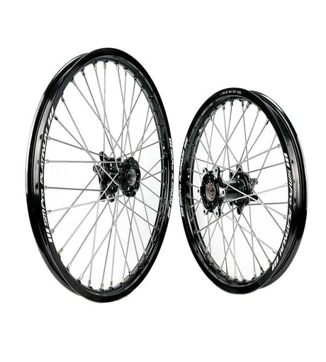SM Pro Ultra Bee Wheels – Black Hubs, Nickel Silver Spokes - EVFREAKSSM Pro Ultra Bee Wheels – Black Hubs, Nickel Silver Spokes