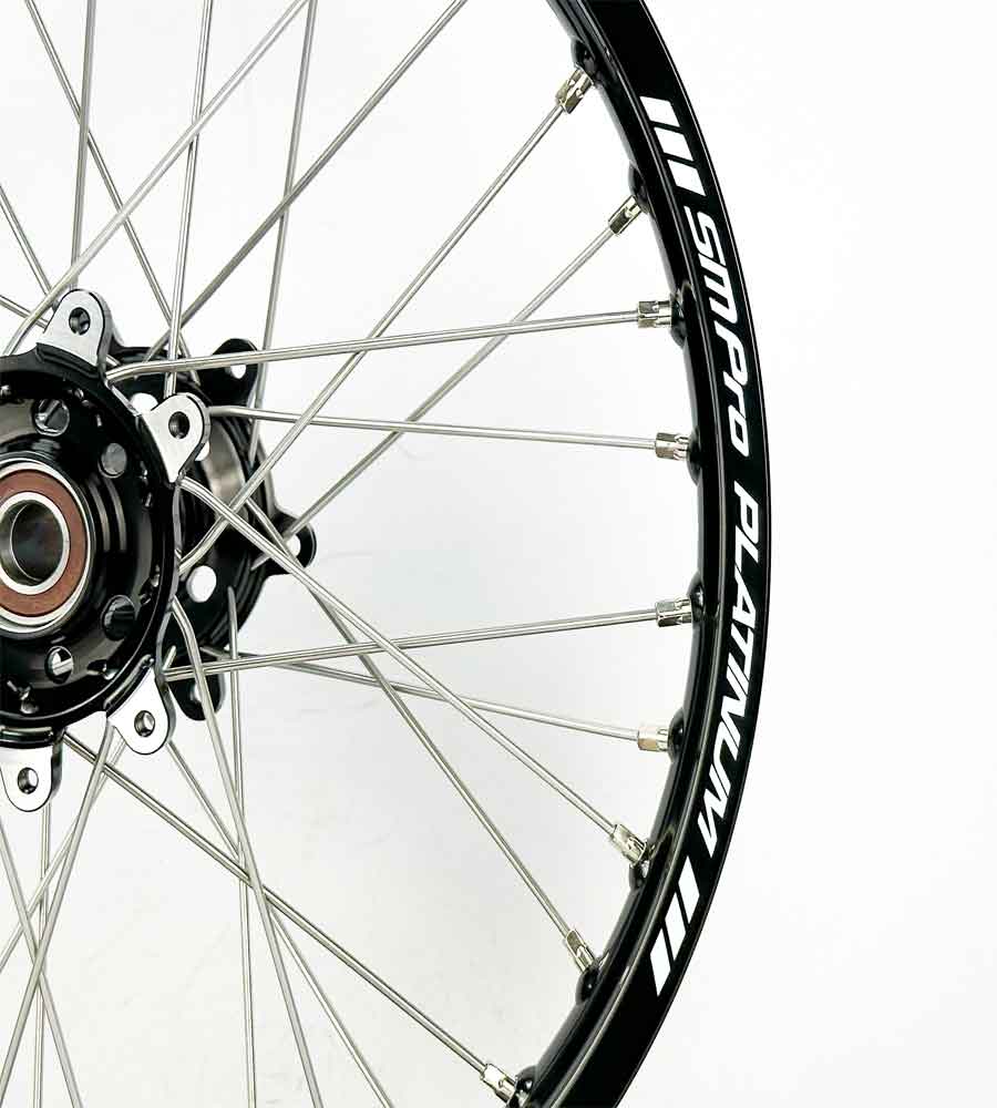 SM Pro Ultra Bee Wheels – Black Hubs, Nickel Silver Spokes - EVFREAKSSM Pro Ultra Bee Wheels – Black Hubs, Nickel Silver Spokes
