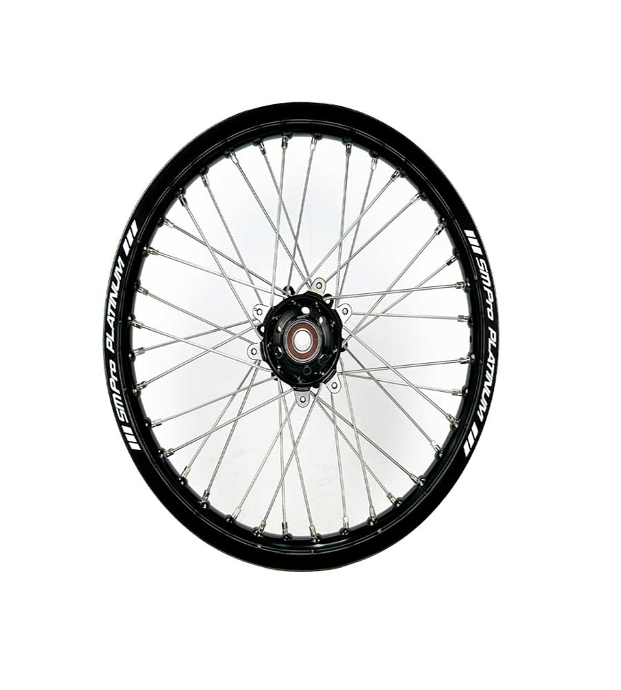 SM Pro Ultra Bee Wheels – Black Hubs, Nickel Silver Spokes - EVFREAKSSM Pro Ultra Bee Wheels – Black Hubs, Nickel Silver Spokes